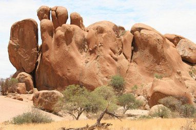 le "alpi" namibiane Spitzkoppe e Brandberg, tour in Namibia